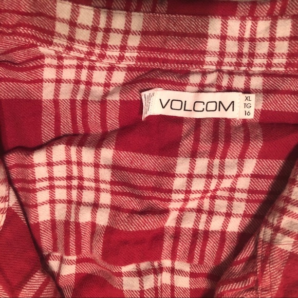 VOLCOM Plaid Top - Picture 4 of 5